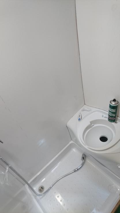 Shower and toilet cubicle