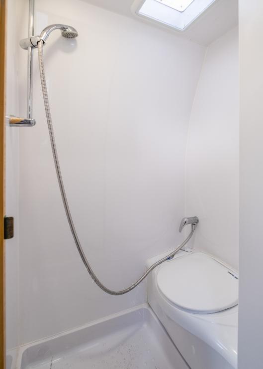 Shower and toilet enclosure