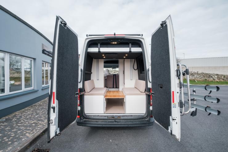 Rear Seating and double bed