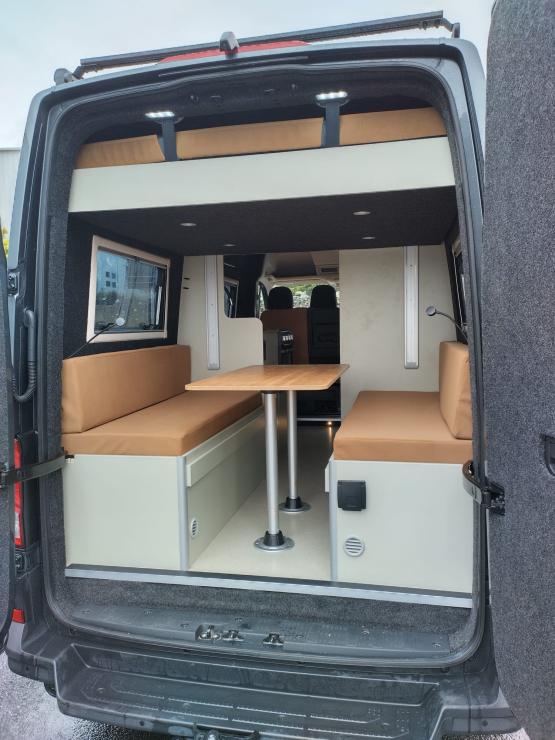 Rear Seating and electric bed